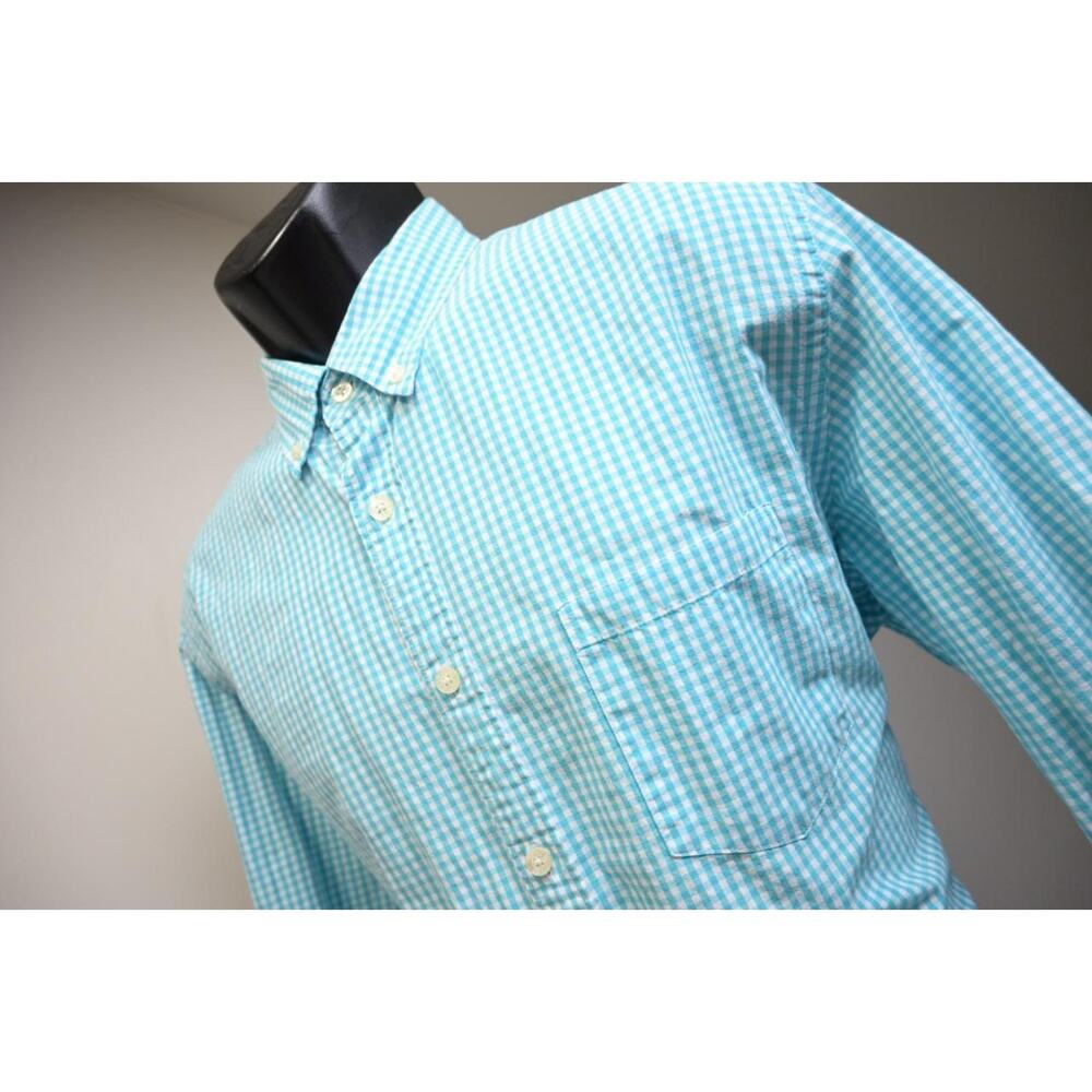 J Crew Dress Shirt Casual Plaid Long Sleeve Button Up Mens Size Large